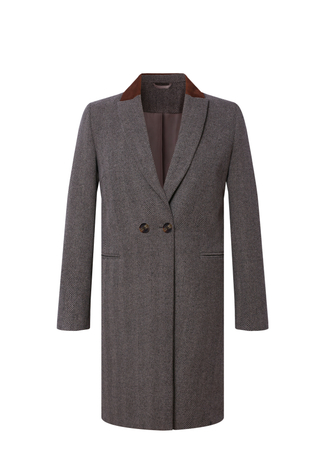 Trench Coat - Woman Classical Trench Coat with New Detail Design