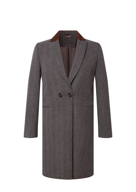 Trench Coat - Woman Classical Trench Coat with New Detail Design