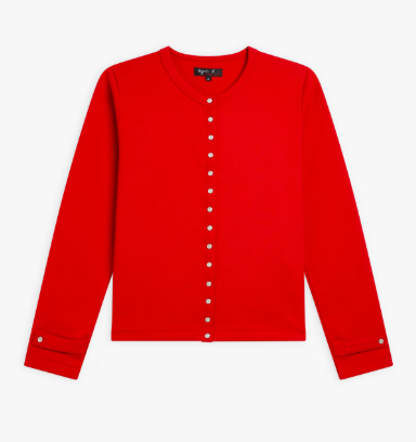 Cardigan knitwear for ladies