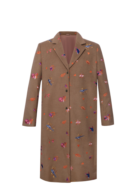 Trench Coat - Woman Classical Trench Coat with New Detail Design
