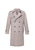 Trench Coat - Woman Classical Trench Coat with New Detail Design