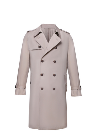 Trench Coat - Woman Classical Trench Coat with New Detail Design